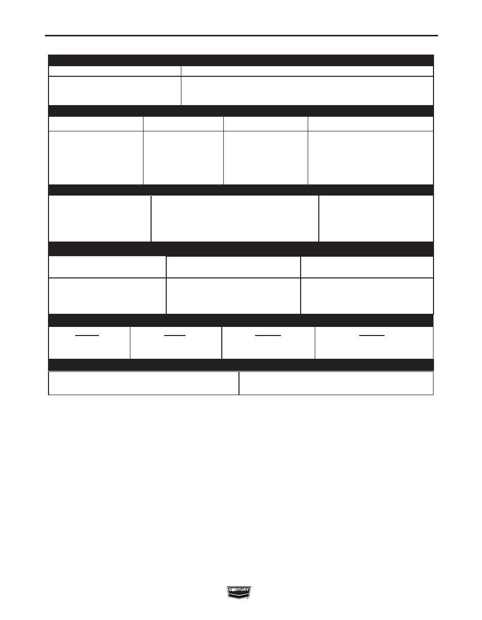 Installation, Technical specification inverter arc™ 230 | Century INVERTER ARC IM10008 User Manual | Page 10 / 28