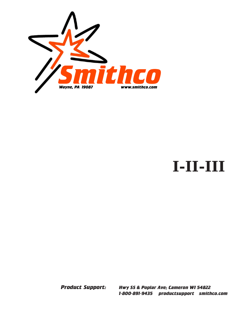 Smithco Sand Star I 45-001 Parts & Service Manual User Manual | 160 pages