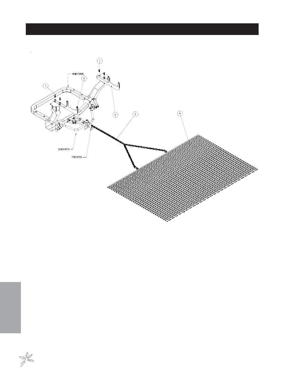 008 drag mat drawing | Smithco Sand Star I 45-001 Parts & Service Manual User Manual | Page 135 / 160