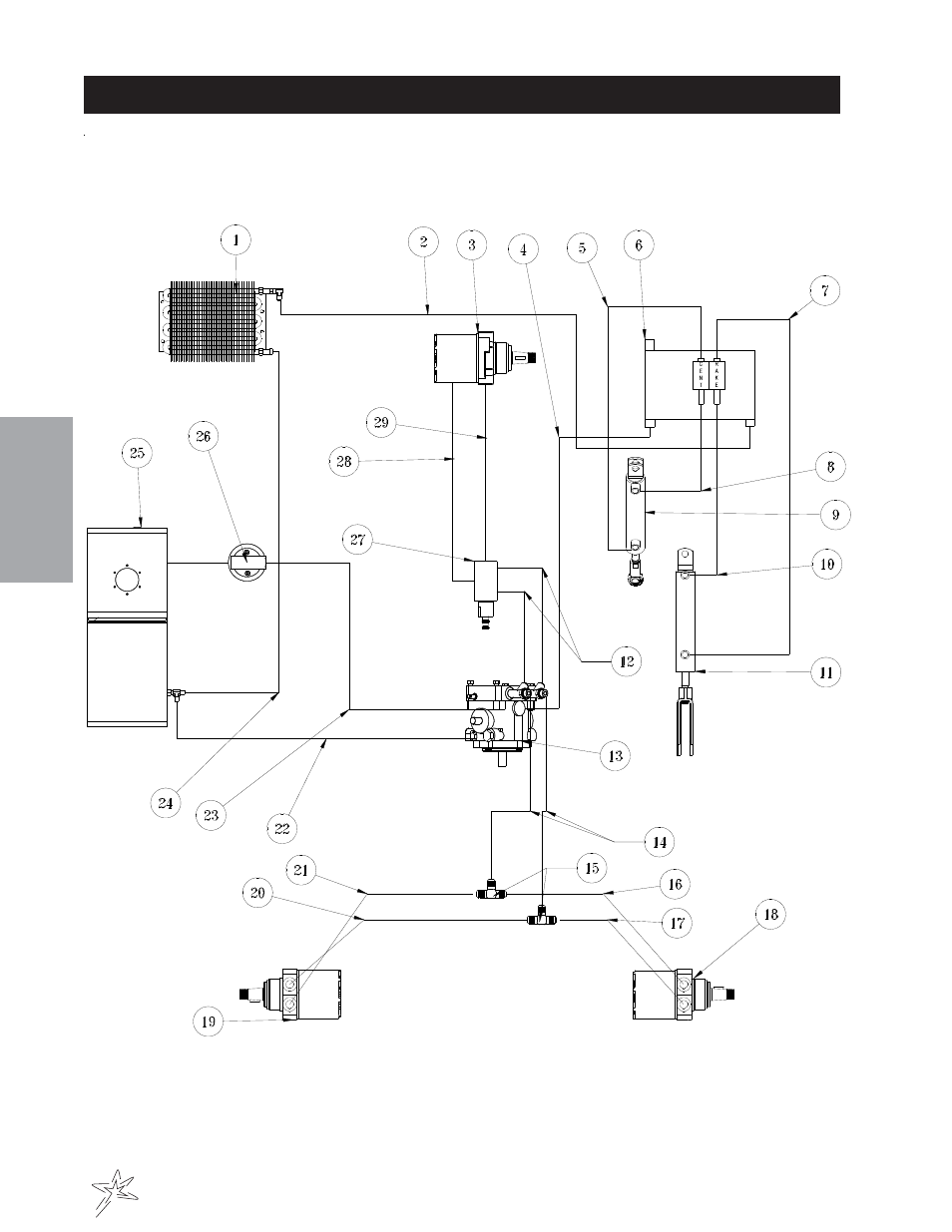 002 hydraulic drawing | Smithco Sand Star I 45-001 Parts & Service Manual User Manual | Page 18 / 160