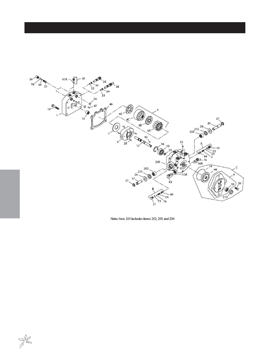 Rear wheel motor (7.5 c.i.) parts list | Smithco Sand Star I 45-001 Parts & Service Manual User Manual | Page 62 / 160