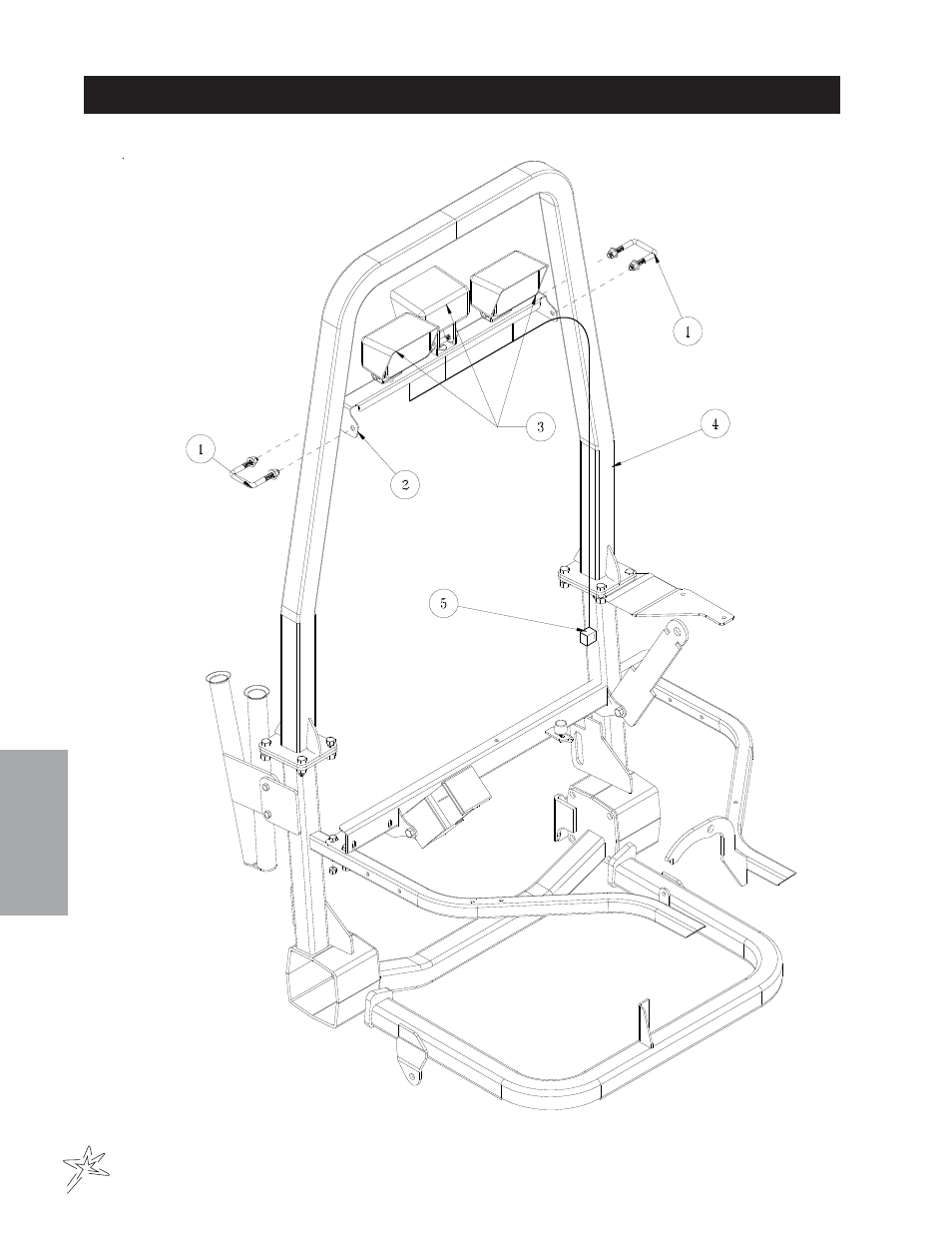 004 smithco engineered roll bar drawing | Smithco Sand Star I 45-001 Parts & Service Manual User Manual | Page 68 / 160