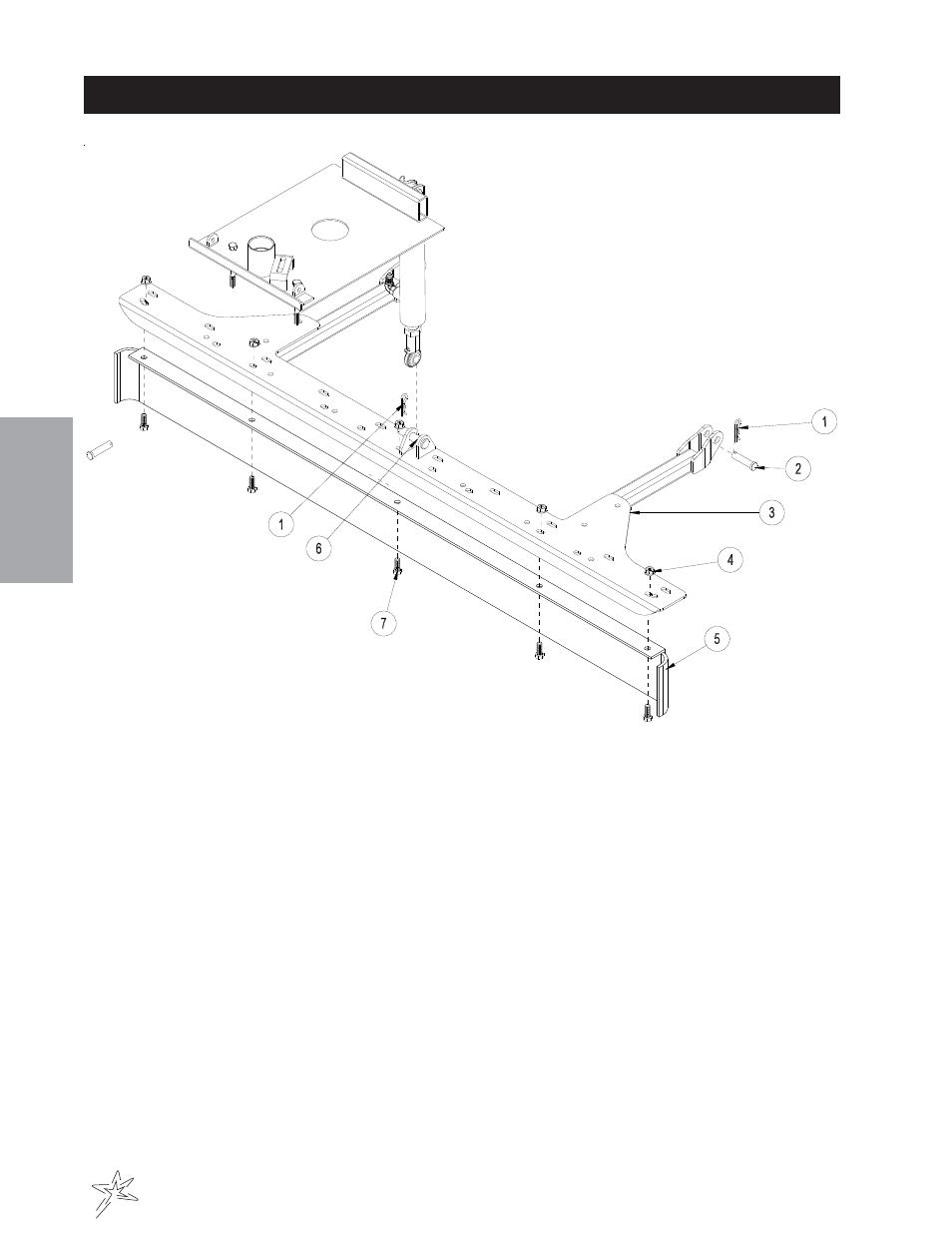 012 construction leveling blade drawing | Smithco Sand Star I 45-001 Parts & Service Manual User Manual | Page 89 / 160