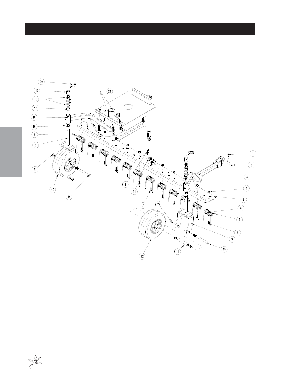 013 field scarifier with tines drawing | Smithco Sand Star I 45-001 Parts & Service Manual User Manual | Page 91 / 160