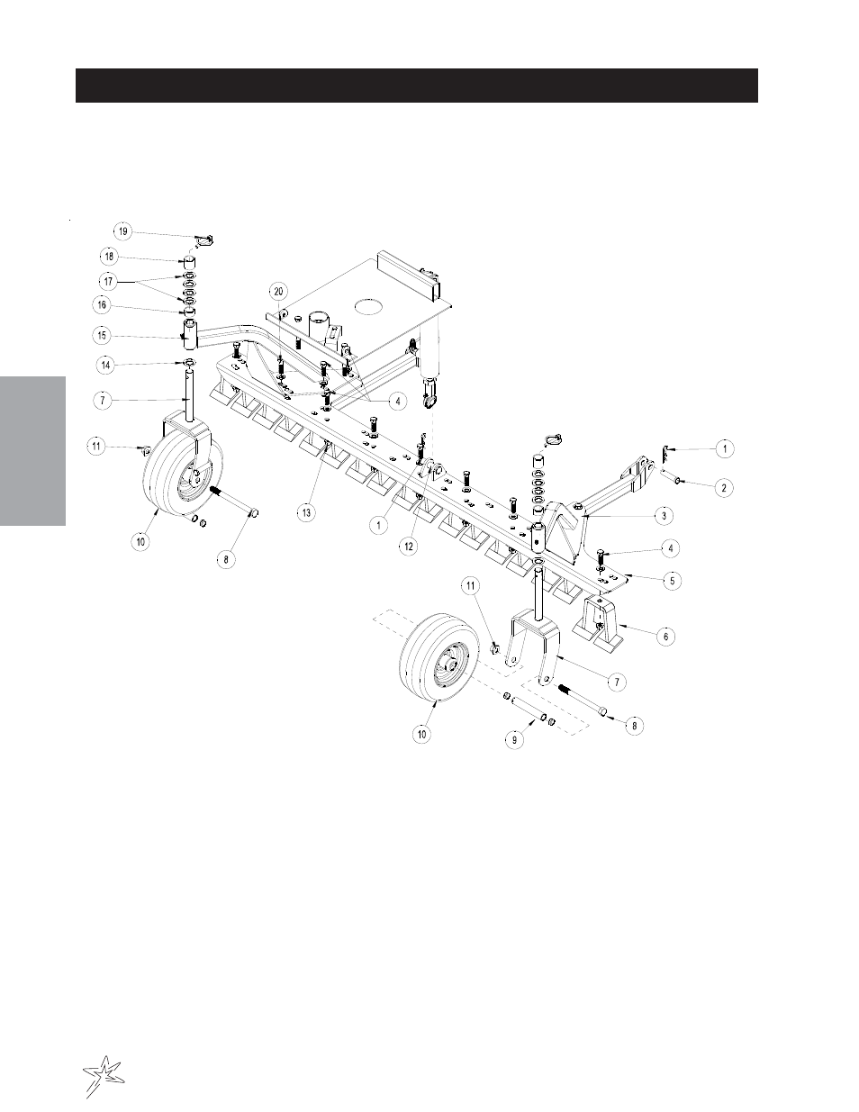 011 infield scarifier with chisel blades drawing | Smithco Sand Star I 45-001 Parts & Service Manual User Manual | Page 95 / 160