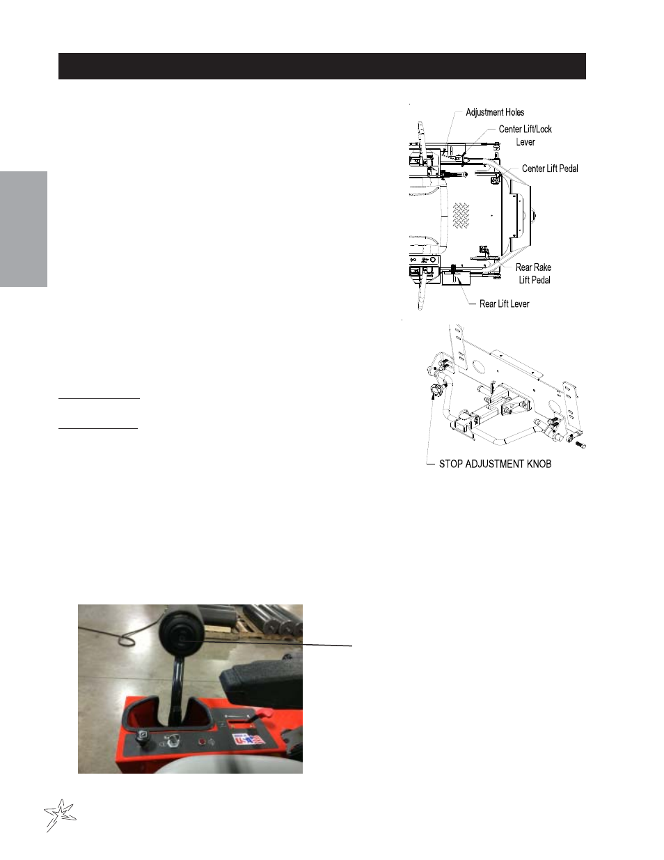 Operation | Smithco Sand Star Zee (ZTR) 45-500-A Operator Manual User Manual | Page 14 / 26