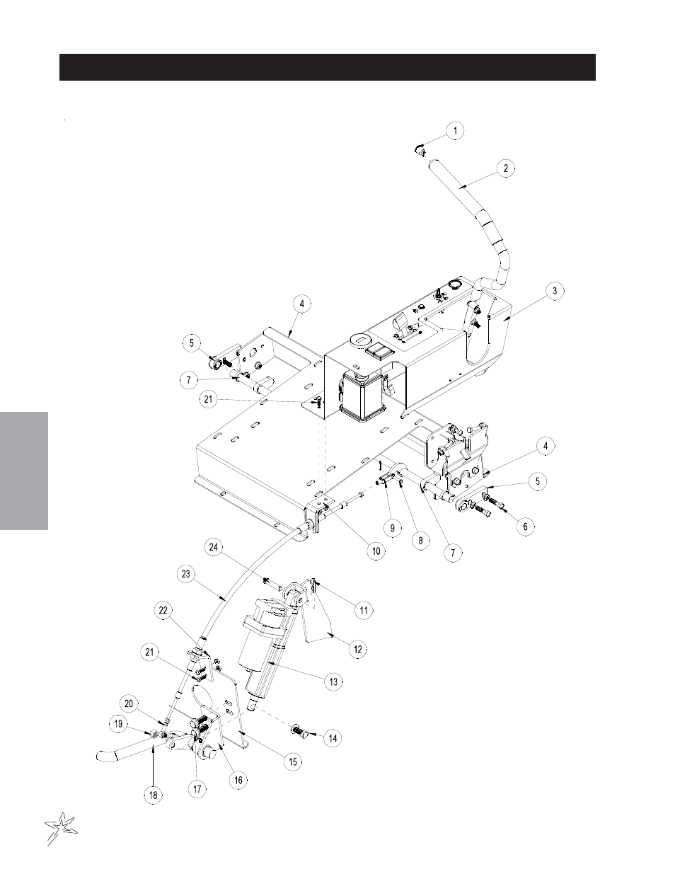 501 elec/hyd rear lift w/ speed boss drawing | Smithco Sand Star Zee (ZTR) 45-500-A Parts & Service Manual User Manual | Page 42 / 67