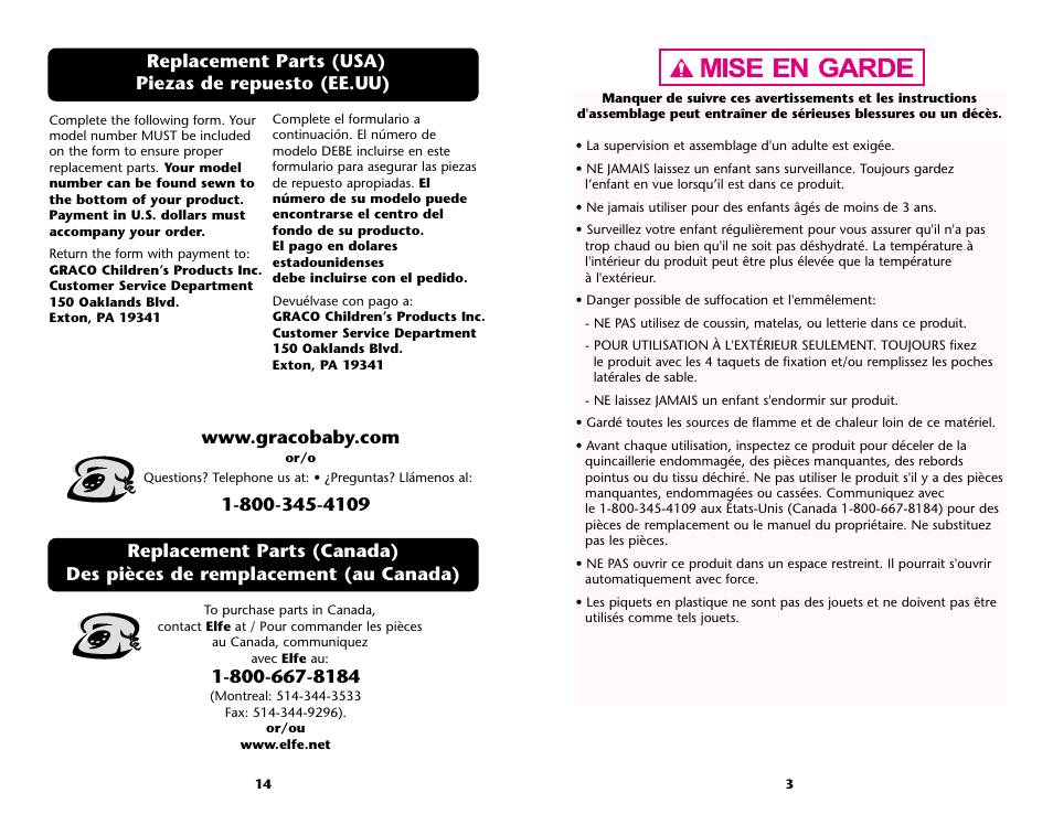 Graco ISPP016AB User Manual | Page 14 / 16