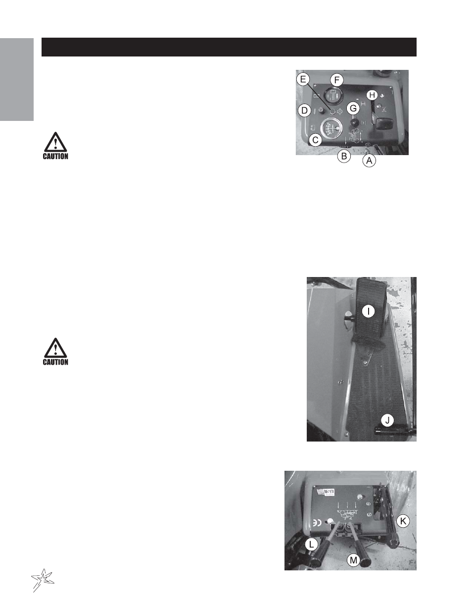 Controls & instruments gas super rake | Smithco Super Star 42-000-E Operator Manual 2010 User Manual | Page 16 / 31