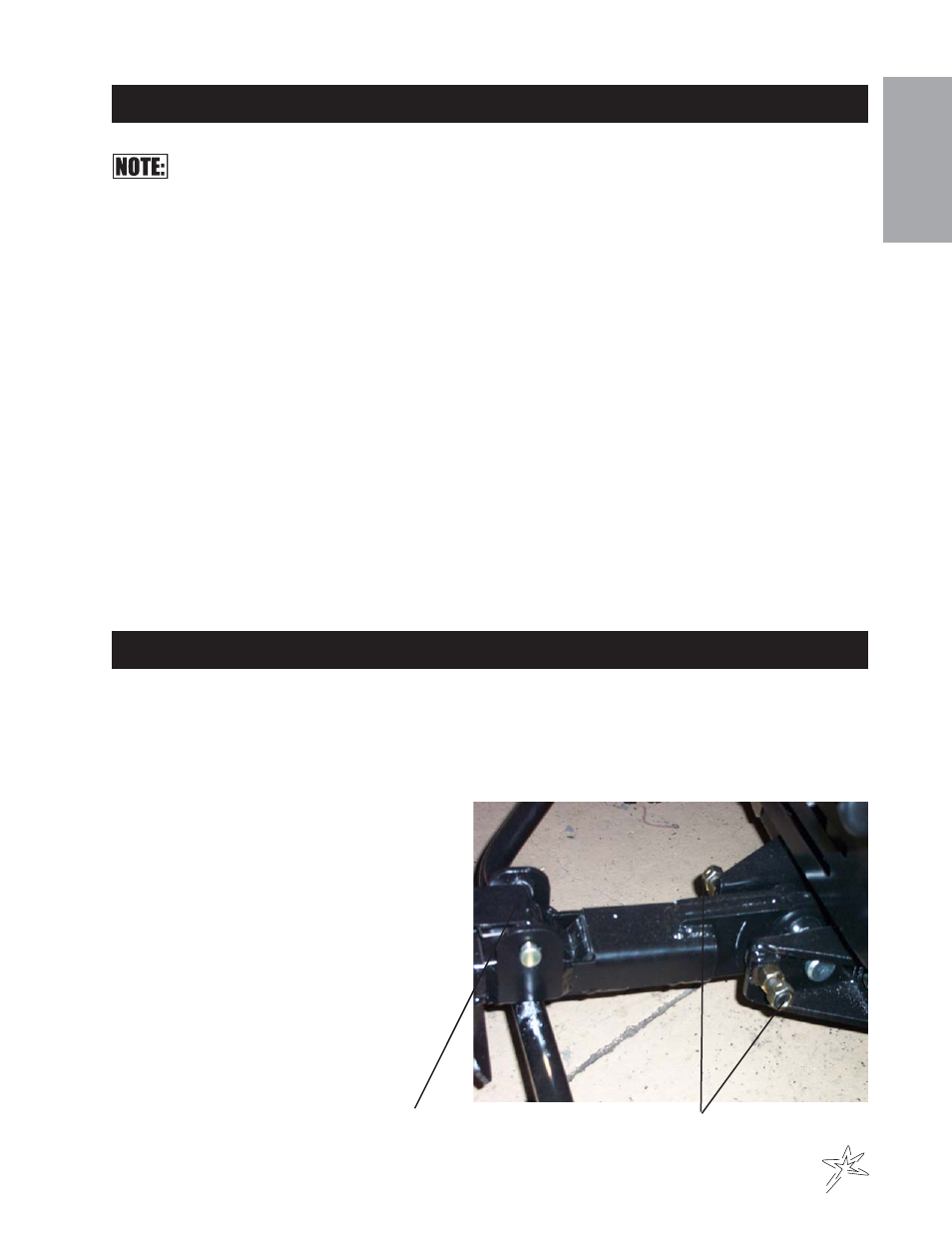 Daily checklist, Quick hitch | Smithco Super Star 42-000-E Operator Manual 2010 User Manual | Page 21 / 31