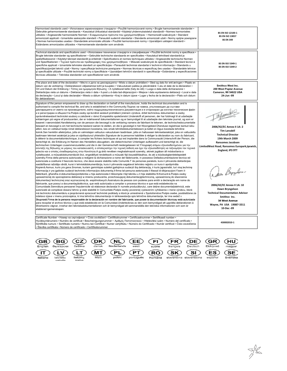 Smithco Super Star 42-000-E Operator Manual 2010 User Manual | Page 27 / 31