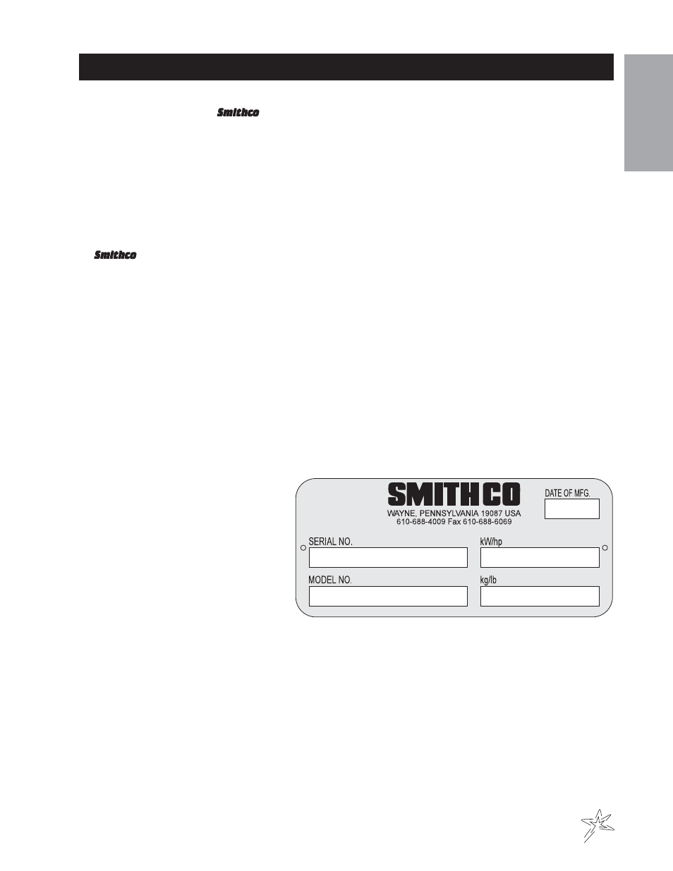 Introduction | Smithco Super Star 42-000-E Operator Manual 2010 User Manual | Page 3 / 31