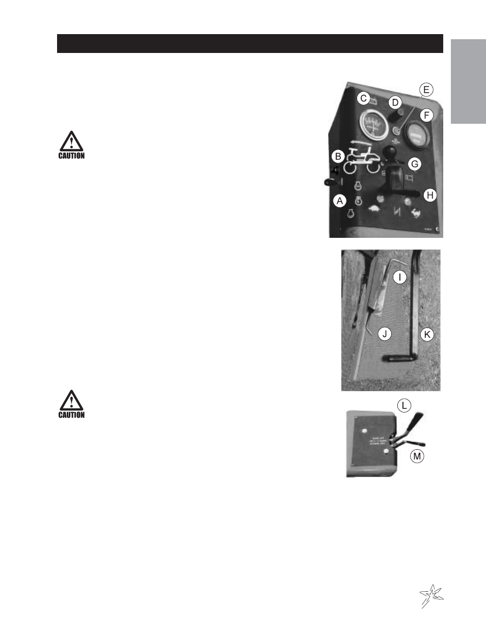 Controls & instruments | Smithco Super Rake 13-55х (sn 6201 – 6279/1080 – 1120) Parts & Service Manual User Manual | Page 11 / 124