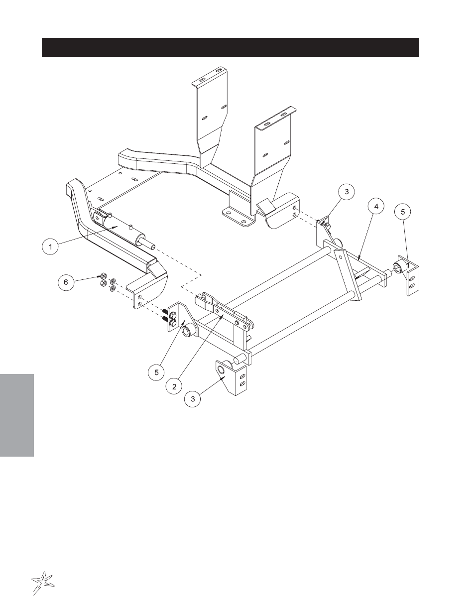 Super rake lift assembly | Smithco Super Rake 13-55х (sn 6201 – 6279/1080 – 1120) Parts & Service Manual User Manual | Page 114 / 124