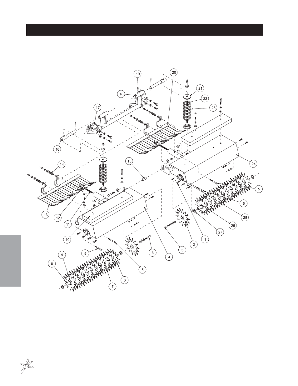 190 spiker drawing | Smithco Super Rake 13-55х (sn 6201 – 6279/1080 – 1120) Parts & Service Manual User Manual | Page 116 / 124