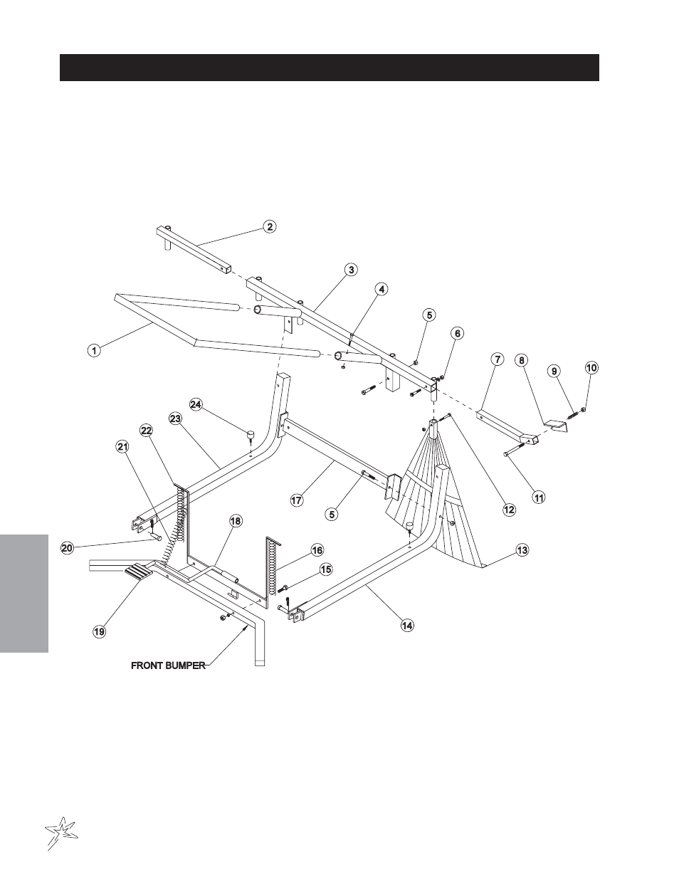 395 front mount fan rake drawing | Smithco Super Rake 13-55х (sn 6201 – 6279/1080 – 1120) Parts & Service Manual User Manual | Page 62 / 124