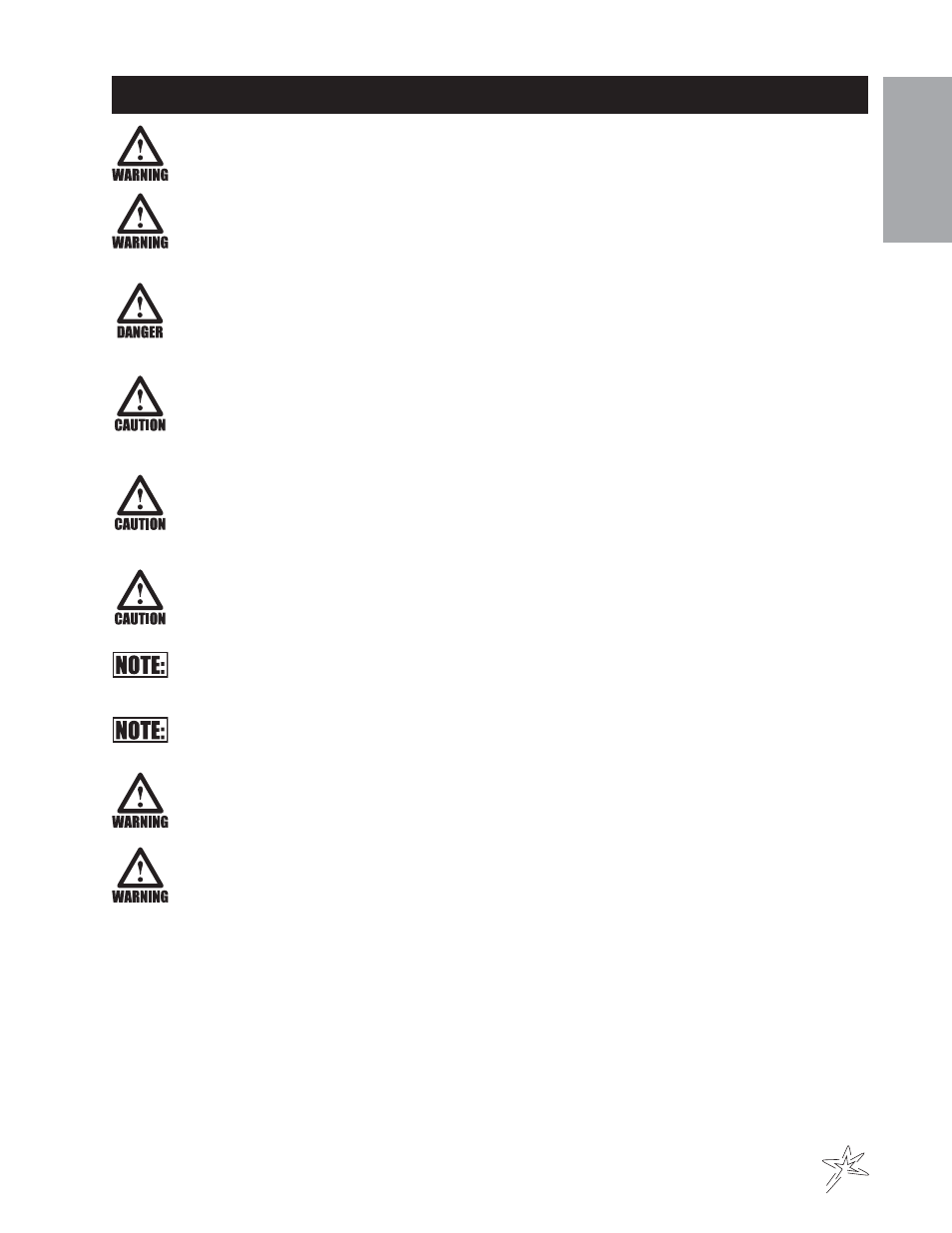 Safety precautions | Smithco Super Rake 13-55х (sn 6201 – 6279/1080 – 1120) Parts & Service Manual User Manual | Page 7 / 124