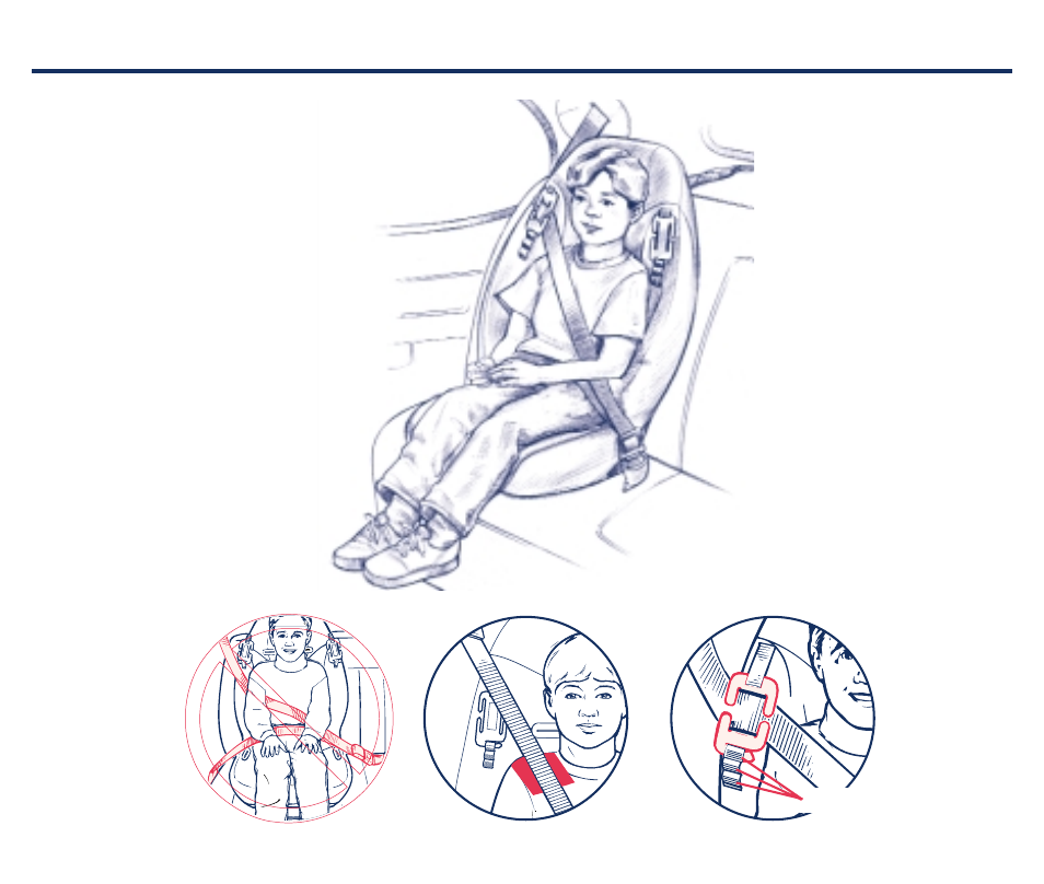 Placing child in car seat, Without harness system | Century BREVERRA PM-1435AB User Manual | Page 13 / 32