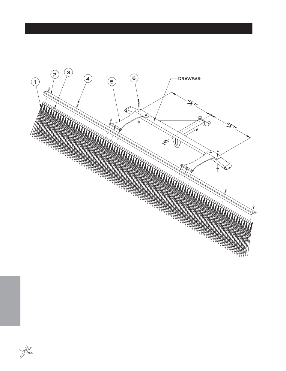 740 sand rake brush kit drawing | Smithco Super Star LE 42-400-A (sn 400356 – Current) Parts & Service Manual User Manual | Page 132 / 169