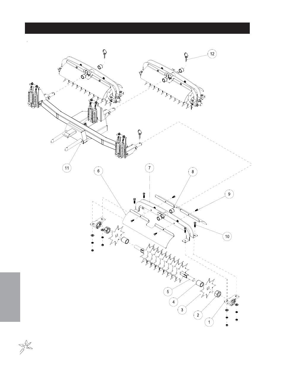 582 green star rbs spiker set (3) drawing | Smithco Super Star LE 42-400-A (sn 400356 – Current) Parts & Service Manual User Manual | Page 158 / 169