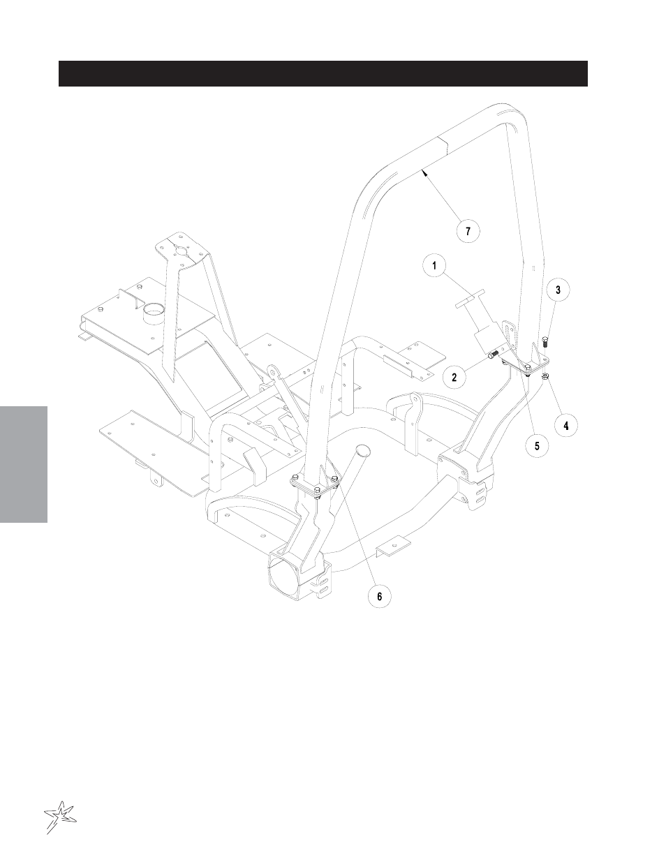 800 rops drawing (optional) | Smithco Super Star LE 42-400-A (sn 400356 – Current) Parts & Service Manual User Manual | Page 20 / 169