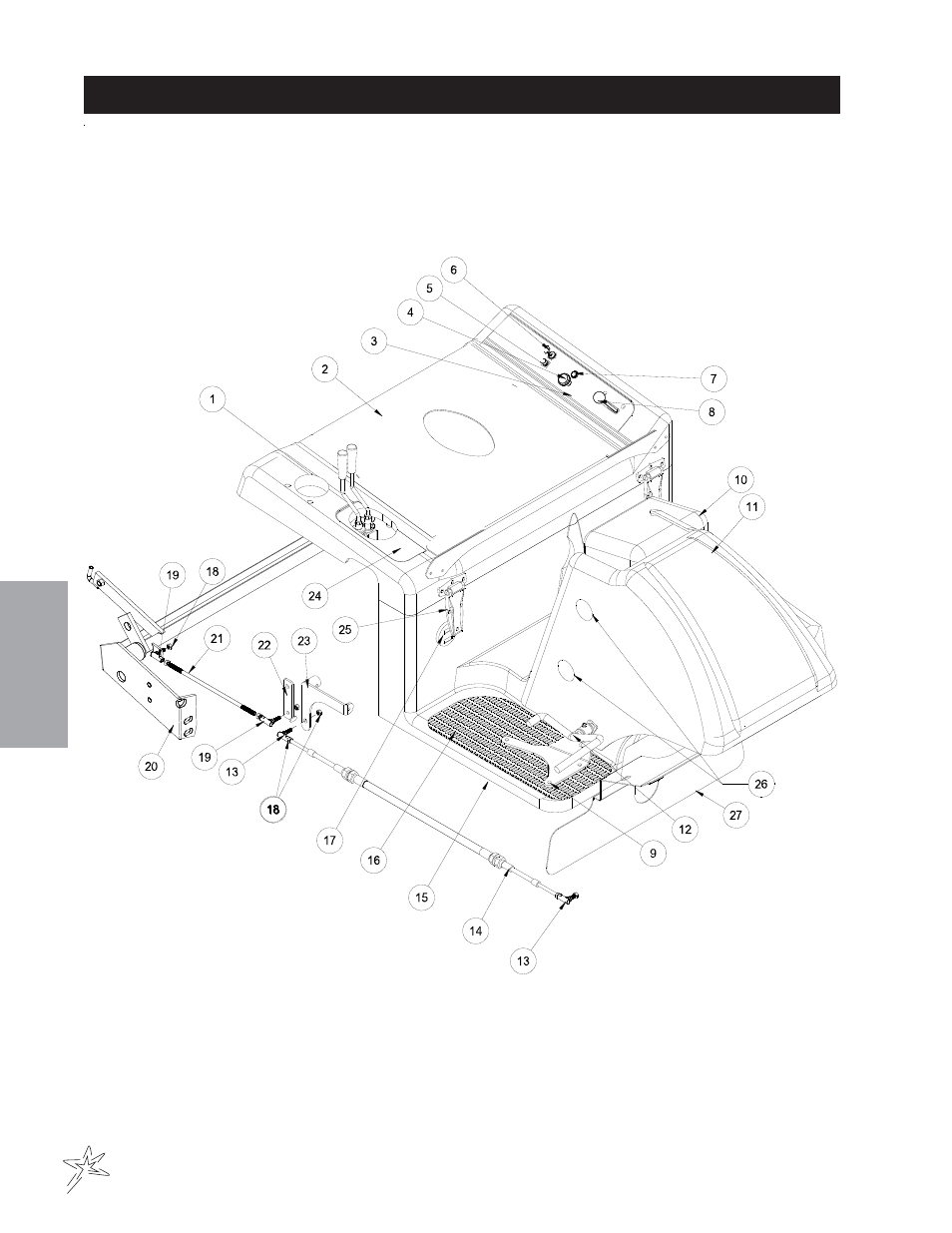 Linkage drawing | Smithco Super Star LE 42-400-A (sn 400356 – Current) Parts & Service Manual User Manual | Page 24 / 169