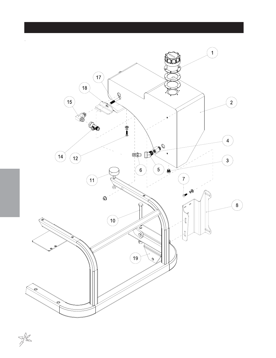 Oil tank drawing | Smithco Super Star LE 42-400-A (sn 400356 – Current) Parts & Service Manual User Manual | Page 28 / 169