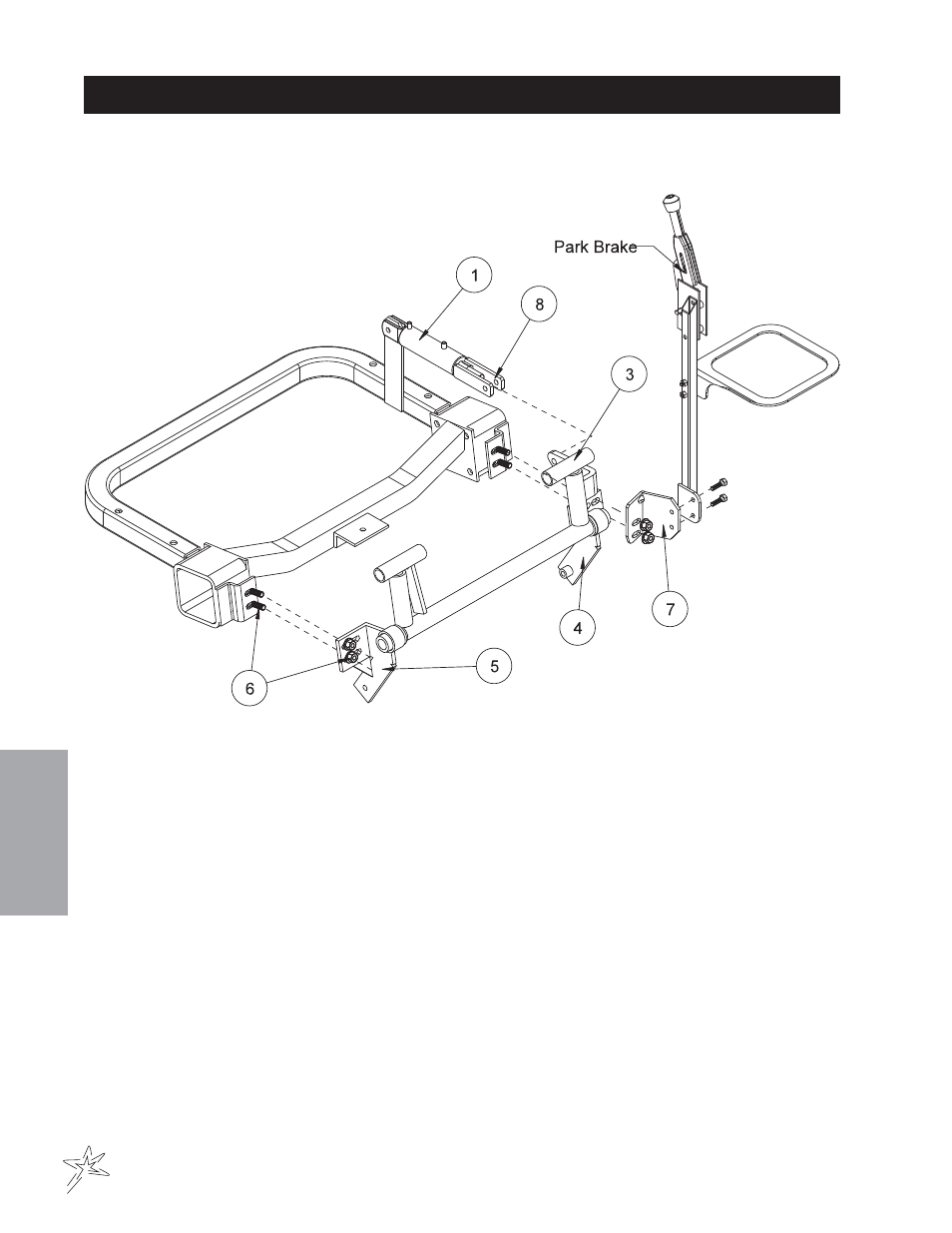 Super star spiker mount drawing | Smithco Super Star 42-00x (sn 4602 – 4660/12588 – 12627) Parts & Service Manual User Manual | Page 122 / 128