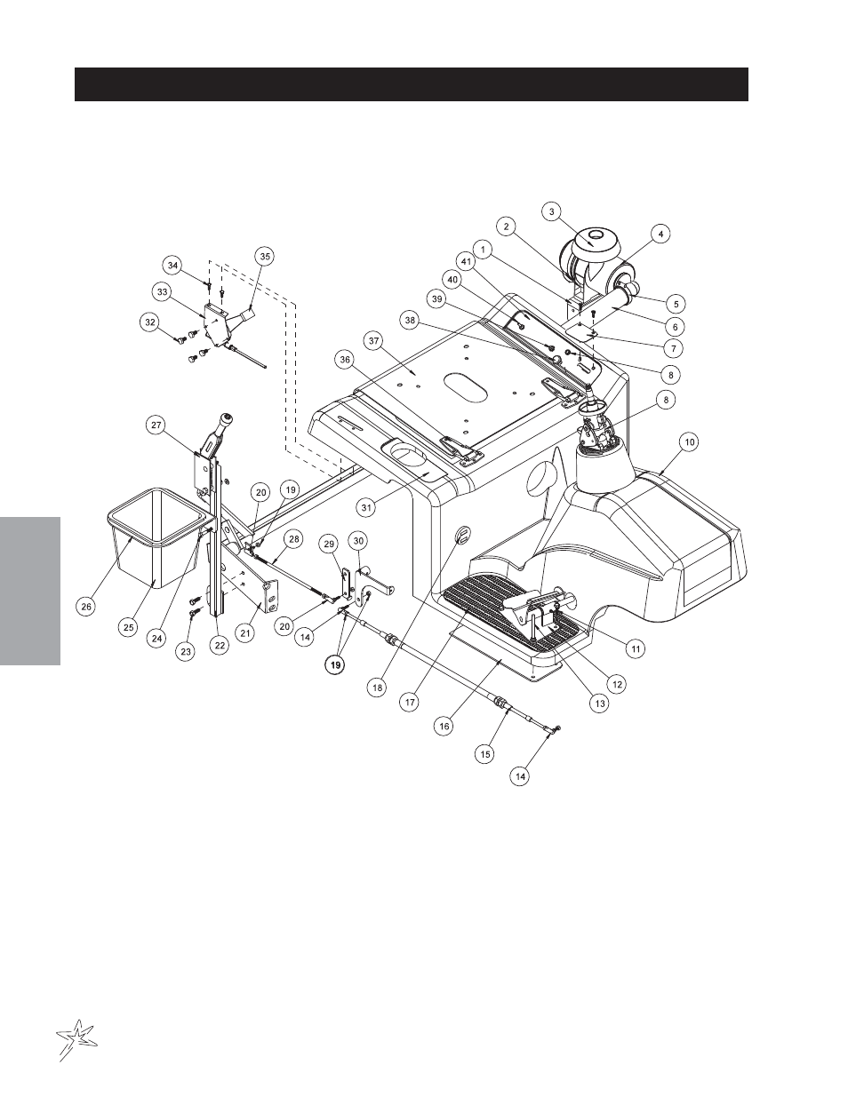 Linkage drawing | Smithco Super Star 42-00x (sn 4602 – 4660/12588 – 12627) Parts & Service Manual User Manual | Page 26 / 128