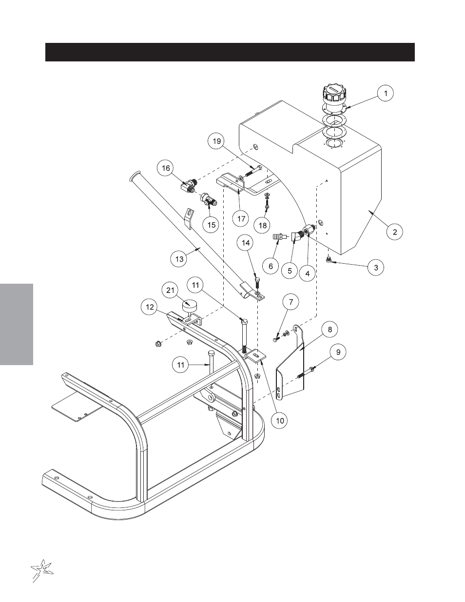 Oil tank drawing | Smithco Super Star 42-00x (sn 4602 – 4660/12588 – 12627) Parts & Service Manual User Manual | Page 32 / 128