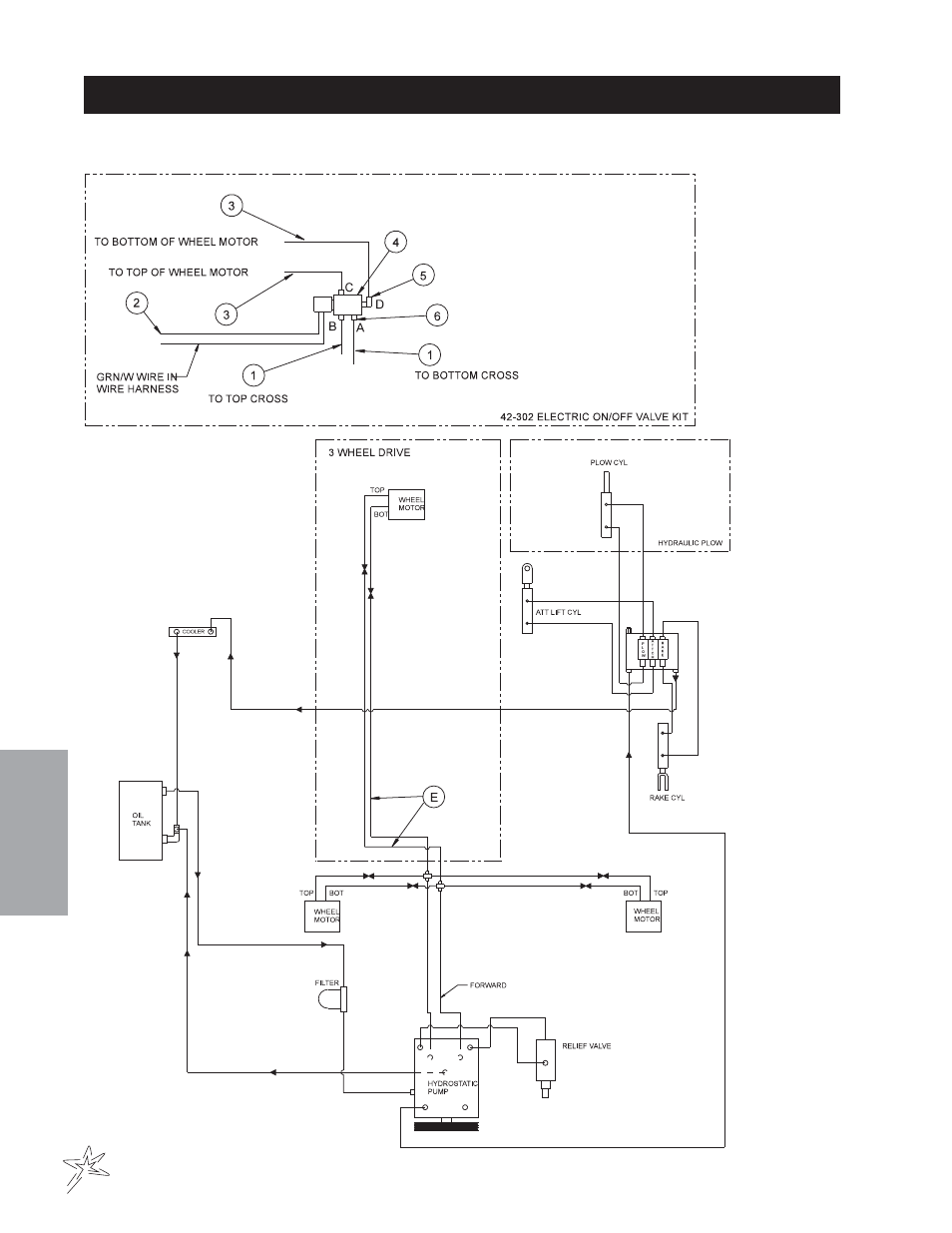 302 electric on - off valve drawing | Smithco Super Star 42-00x (sn 4602 – 4660/12588 – 12627) Parts & Service Manual User Manual | Page 52 / 128