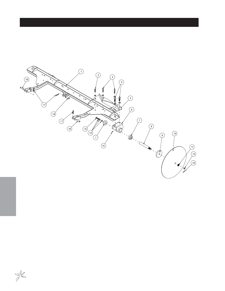 223 adjustable disc edger drawing | Smithco Super Star 42-00x (sn 4602 – 4660/12588 – 12627) Parts & Service Manual User Manual | Page 70 / 128