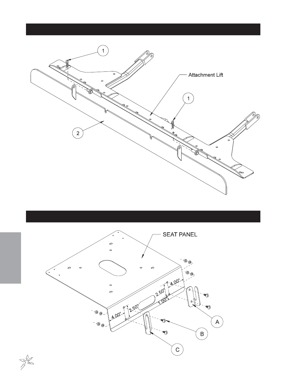 210 grader blade drawing blade clip drawing | Smithco Super Star 42-00x (sn 4602 – 4660/12588 – 12627) Parts & Service Manual User Manual | Page 78 / 128