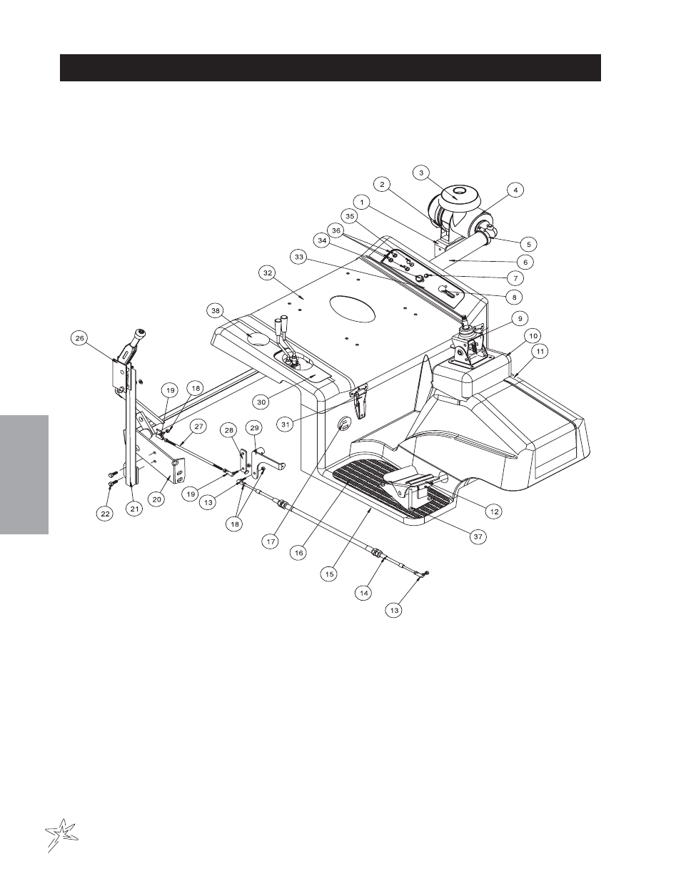 Linkage drawing | Smithco Super Star 42-00x (sn 4841 – 4984/12712 – 12799) Parts & Service Manual User Manual | Page 26 / 136