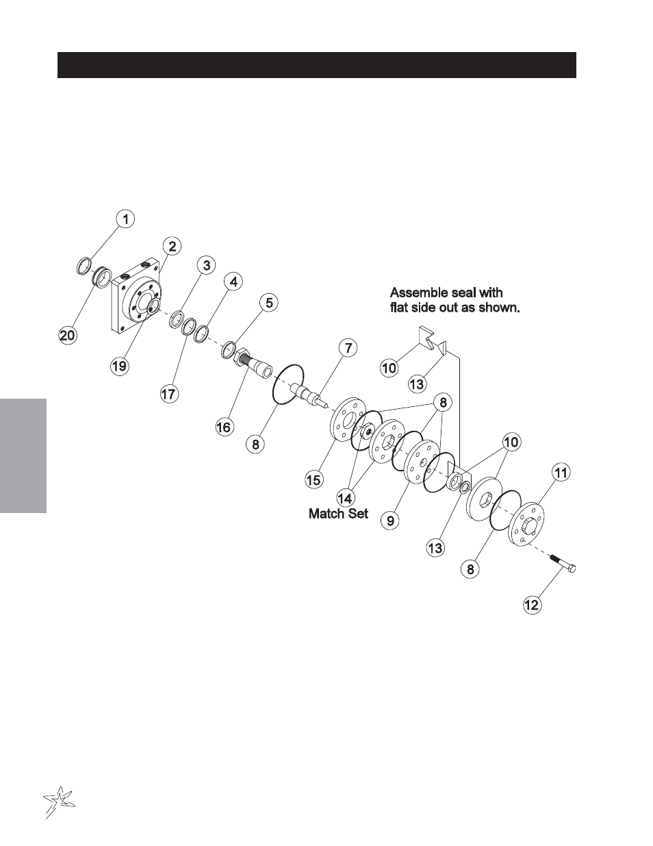 039 front wheel motor, Drawing | Smithco Super Star 42-00x (sn 4841 – 4984/12712 – 12799) Parts & Service Manual User Manual | Page 46 / 136