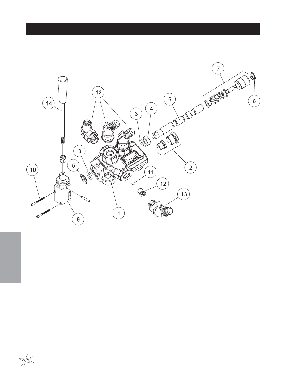 731 single bank hydraulic valve drawing | Smithco Super Star 42-00x (sn 4841 – 4984/12712 – 12799) Parts & Service Manual User Manual | Page 54 / 136