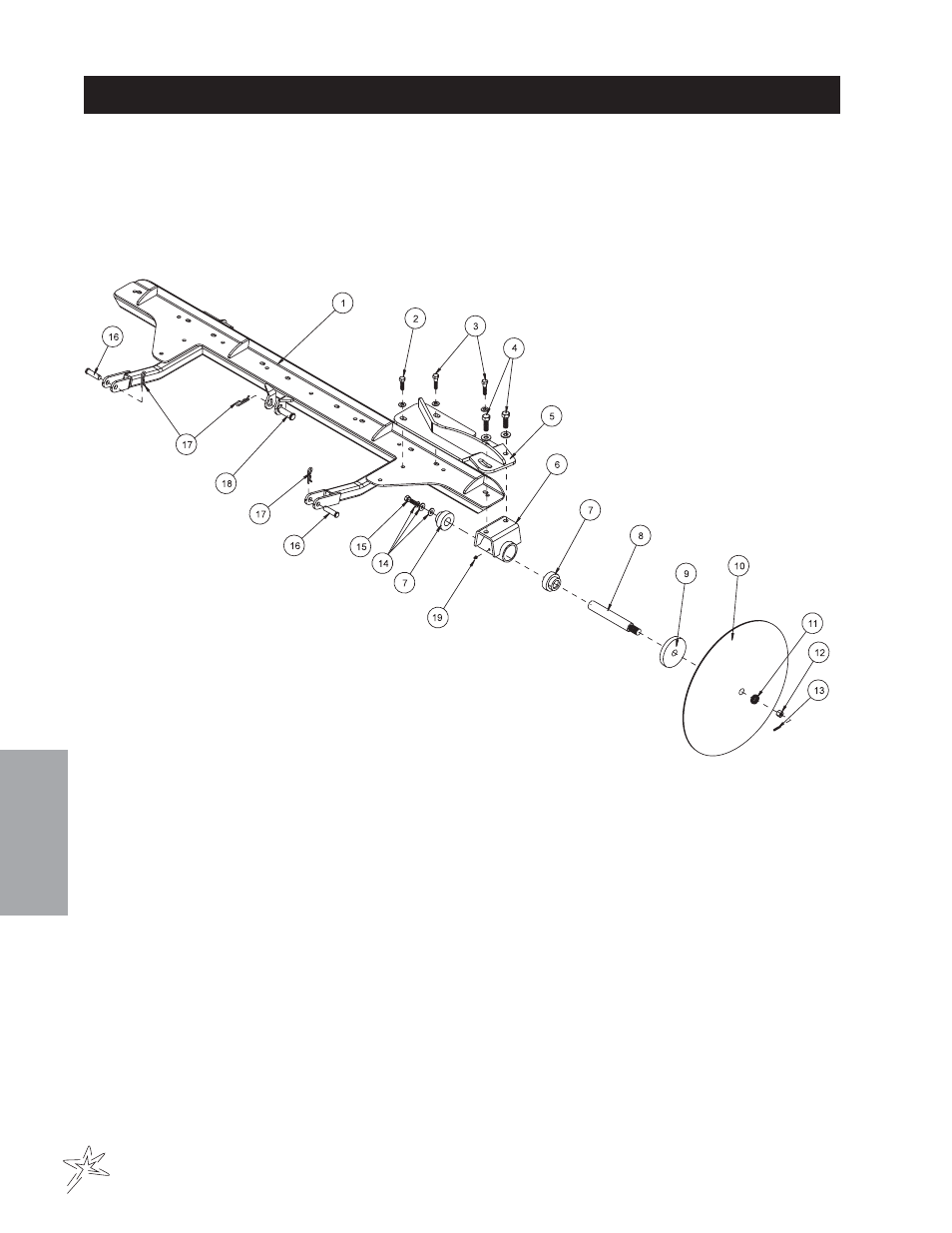 223 adjustable disc edger drawing | Smithco Super Star 42-00x (sn 4841 – 4984/12712 – 12799) Parts & Service Manual User Manual | Page 68 / 136