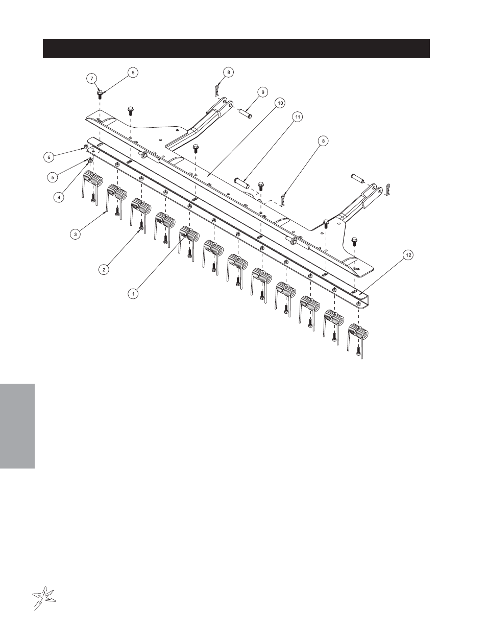 340 sand cultivator with spring tines drawing | Smithco Super Star 42-00x (sn 4841 – 4984/12712 – 12799) Parts & Service Manual User Manual | Page 74 / 136