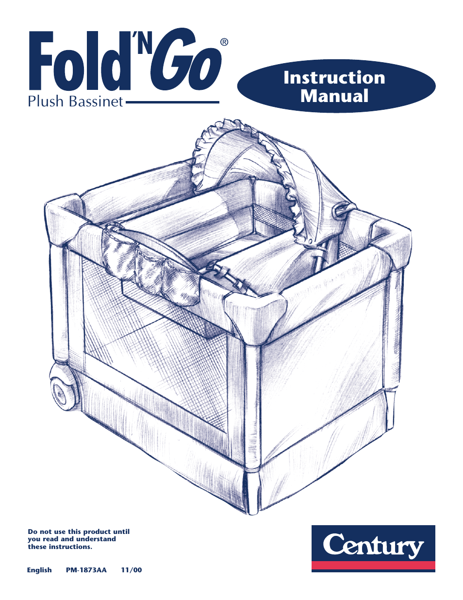 Century PM-1873AA User Manual | 12 pages