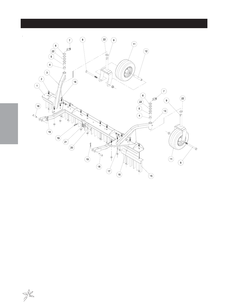 285 scarifier with vertical blades | Smithco Super Star 42-000-E (sn 6289 – 6378) Parts & Service Manual User Manual | Page 103 / 167