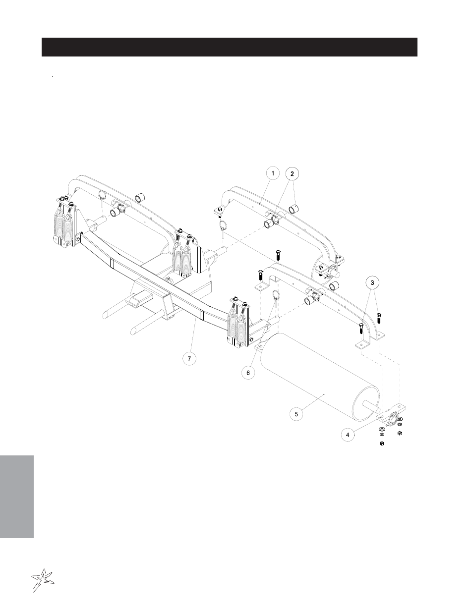 581 green star rbs roller set (3) drawing | Smithco Super Star 42-000-E (sn 6289 – 6378) Parts & Service Manual User Manual | Page 152 / 167