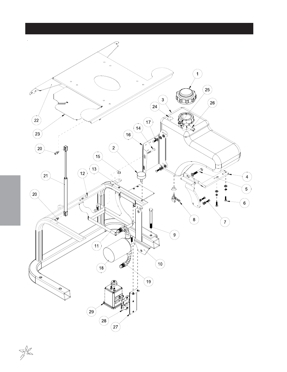 Gas tank drawing | Smithco Super Star 42-000-E (sn 6289 – 6378) Parts & Service Manual User Manual | Page 24 / 167