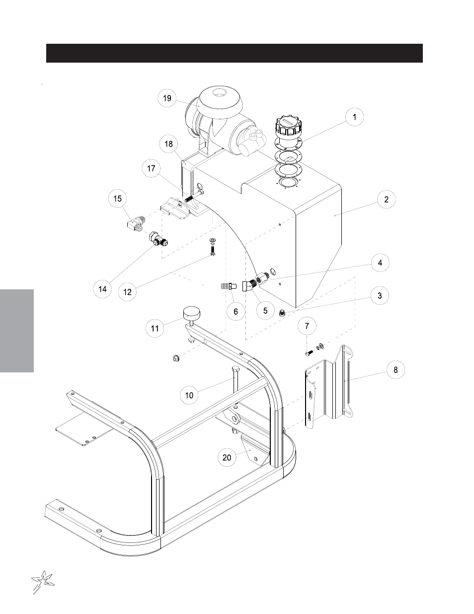Oil tank drawing | Smithco Super Star 42-000-E (sn 6289 – 6378) Parts & Service Manual User Manual | Page 26 / 167