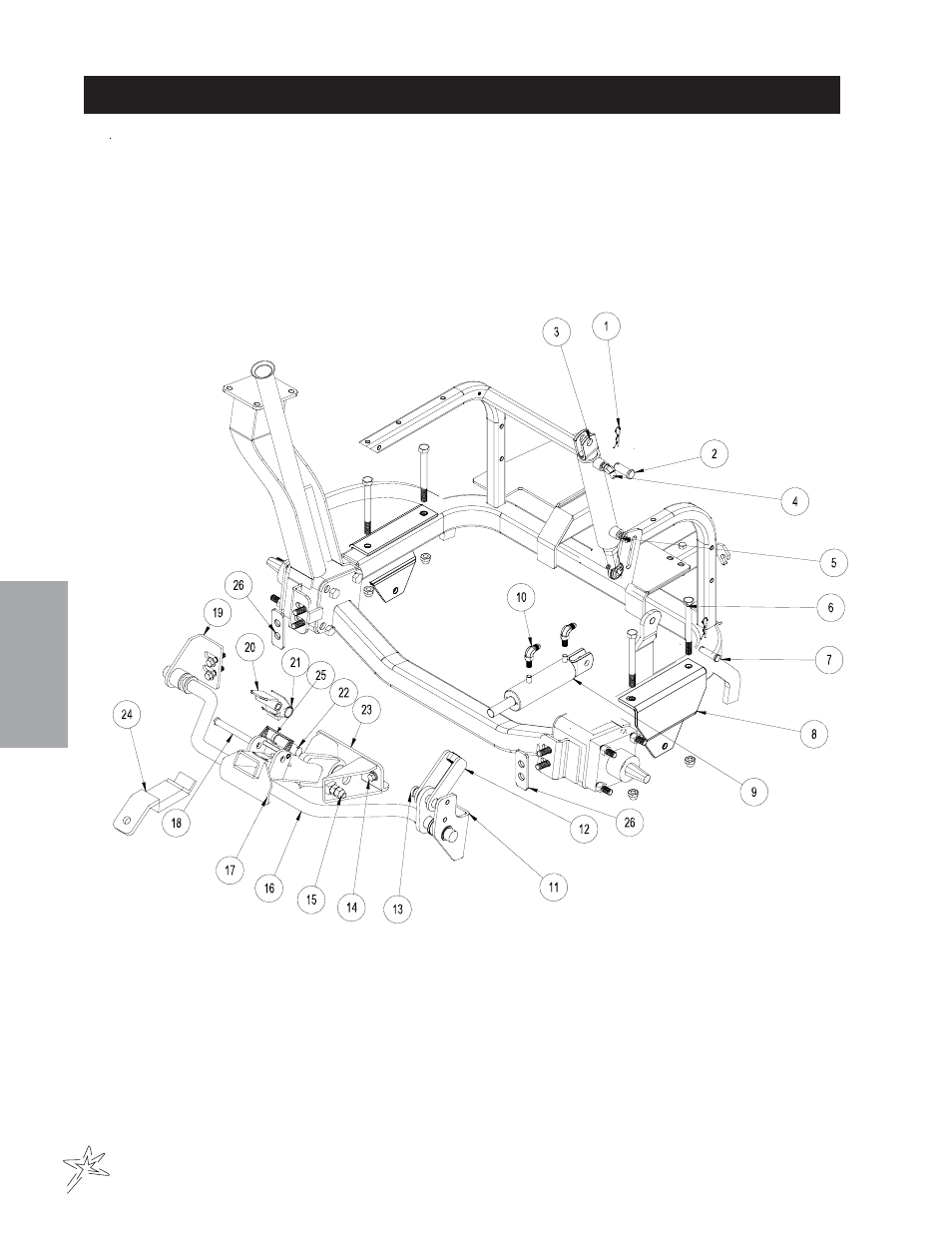 Rake lift drawing | Smithco Super Star 42-000-E (sn 6289 – 6378) Parts & Service Manual User Manual | Page 36 / 167