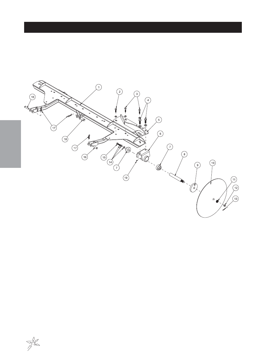 223 adjustable disc edger drawing | Smithco Super Star 42-000-E (sn 6289 – 6378) Parts & Service Manual User Manual | Page 77 / 167