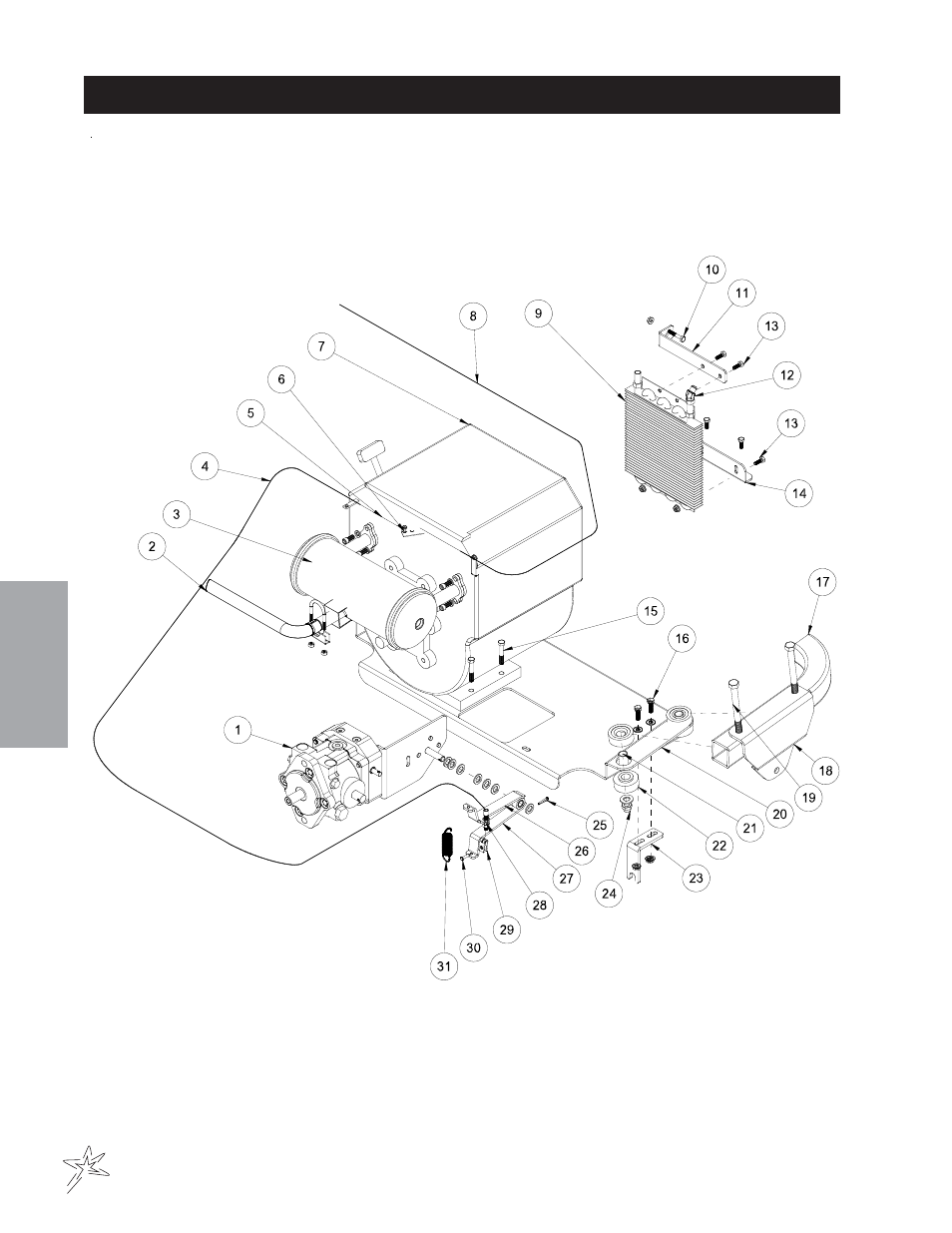 Engine drawing | Smithco Super Star 42-00x (sn 6310 – 6378/13820 – 13854) Parts & Service Manual User Manual | Page 36 / 172