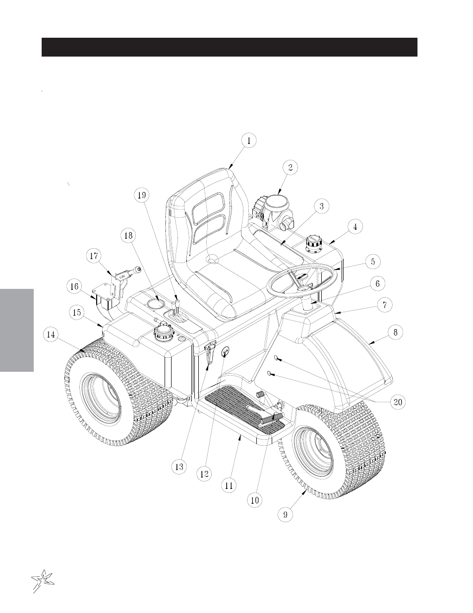 Main frame | Smithco Super Star 42-000-F (sn 6390 -Current) Parts & Service Manual User Manual | Page 18 / 166