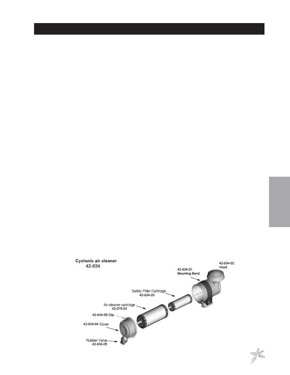 Oil tank parts list, Parts | Smithco Super Star 42-000-F (sn 6390 -Current) Parts & Service Manual User Manual | Page 31 / 166