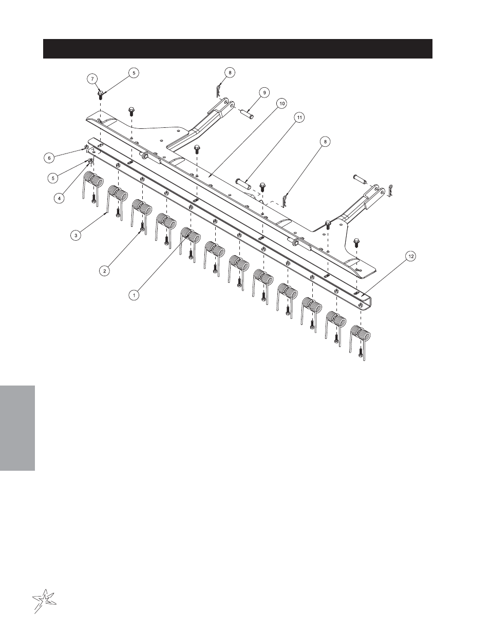 340 sand cultivator with spring tines drawing | Smithco Super Star X-Treme Gas 43-000-x (sn 43001 – 43056) Parts & Service Manual User Manual | Page 56 / 112