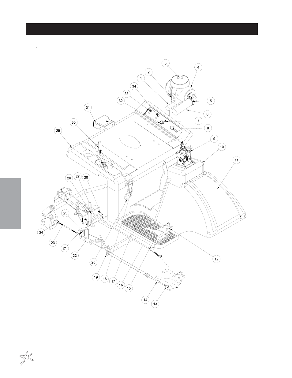 Linkage drawing | Smithco Super Star X-Treme Gas 43-000-x (sn 43079 – 43174) Parts & Service Manual User Manual | Page 24 / 162